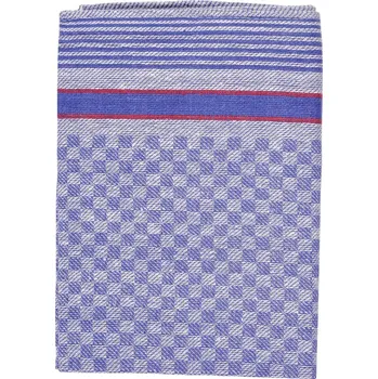 Ručník Profod Tom 50 x 100 cm modrý/kostka