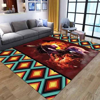 Koberec Moderní protiskluzový koberec do obýváku - 20,40 x 60 cm 16 x 24 palců