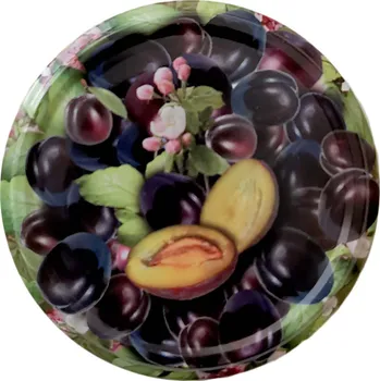 Víčko na zavařovací sklenici Víčka s potiskem Víčko Twist 82 Švestka RTS P