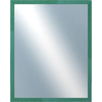 Zrcadlo DANTIK - Zarámované zrcadlo - rozměr s rámem cca 80x100 cm z lišty RETRO zelená (2535)