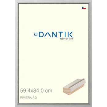 Rám na obraz DANTIK rámeček 59,4x84 | RIVIERA AG (Plexi Čiré) (Vyrobeno s láskou u nás v DANTIKU)