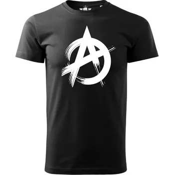 Pánské tričko STRIKER Tričko Anarchie Barva: Černá, Velikost: L