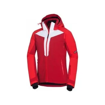 Northfinder Stephan redwhite XXL; Červená bunda + DÁREK DLE VÝBĚRU!