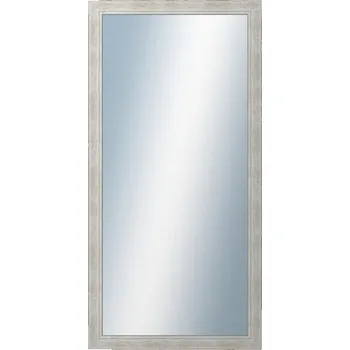 Zrcadlo DANTIK - Zarámované zrcadlo - rozměr s rámem cca 50x100 cm z lišty ANDRÉ velká stříbrná (3157)