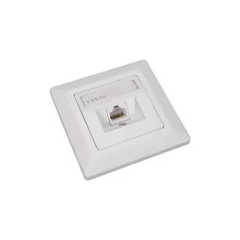 Elektrická zásuvka Solarix Zásuvka CAT5E UTP 1 x RJ45 pod omítku bílá 23100095