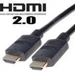 PremiumCord HDMI 2.0 High Speed+Ethernet, zlacené konk., 1m kphdm2-1