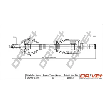 Poloosa kola Hnací hřídel Dr!ve+ DP2110.10.0368