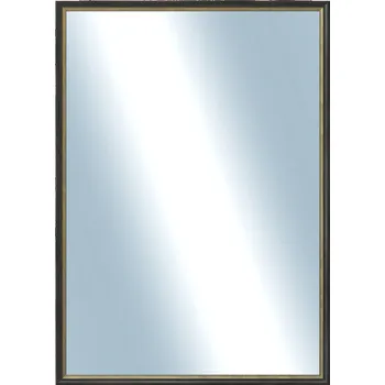 Zrcadlo DANTIK - Zarámované zrcadlo - rozměr s rámem cca 50x70 cm z lišty Anversa piccola černá AU (3145)