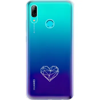 Odolné silikonové pouzdro iSaprio - čiré - Digital Love - Huawei P Smart 2019