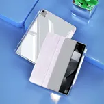 Pouzdro DUX DUCIS Unid pro Apple iPad Air 13" (2024) / Pro 12,9" (2018 - 2023) - průhledné / fialové