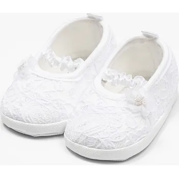 Capáčky Kojenecké krajkové baletky capáčky New Baby bílá 0-3 m 116/122