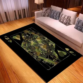 Koberec Koberec s motivem karetní hry do koupelny - 7,120 x 160 cm 47 x 63 palců