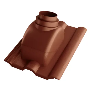 Betonpres Taška prostupová s adaptérem pro odkouření turbokotle Natura EXCLUSIV červenohnědá