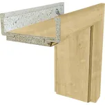 Obložková zárubeň Solodoor 60 P šířka 150 mm dub natur