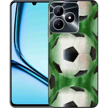 Fotbalový míč Gelový kryt mmCase na Realme Note 50 - fotbalový míč