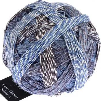Příze Schoppel Wolle Crazy Cotton Starke 4 2390 Meer und mehr (Příze Crazy Cotton Starke 4 2390 Meer und mehr)