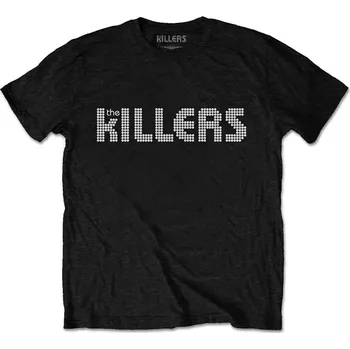 Pánské tričko RockOff The Killers unisex tričko : DOTS LOGO - černá Velikost: XL