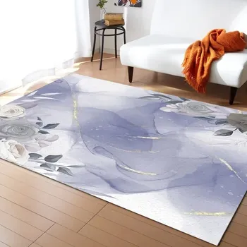 Koberec Koberec do obýváku s mramorovým vzorem - 4,40 x 120 cm 16 x 47 palců