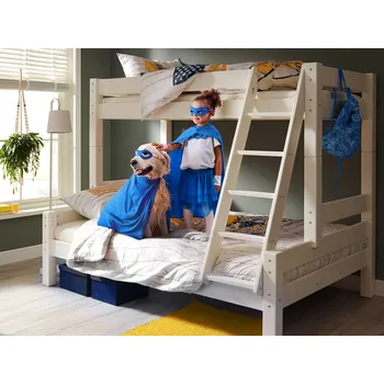 Postel Max-i Patrová postel LEON SOLID vč. roštů Zvolte rozměr:: 80/120 x 200 cm, Zvolte barvu:: barva černá, Zvolte variantu:: dodat bez zásuvek