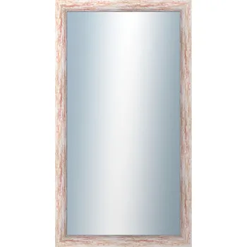 Zrcadlo DANTIK - Zarámované zrcadlo - rozměr s rámem cca 50x90 cm z lišty PAINT červená velká (2962)