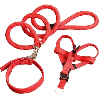 Obojek pro psa Surtep Animals Vodítko + postroj + obojek Easy Barva: Červená, Velikost: S