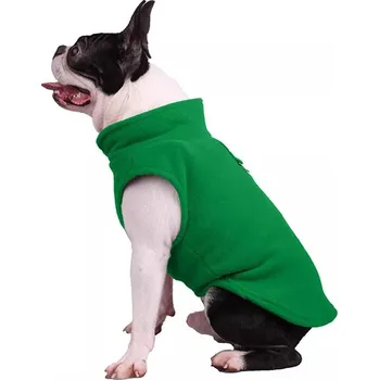 Pánská mikina Surtep Animals Fleece mikina pro psa s poutkem Barva: Zelená, Velikost: L