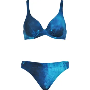Dámské plavky Dvojdílné plavky Naturana 71101 Barva: modré, Velikost: 40D