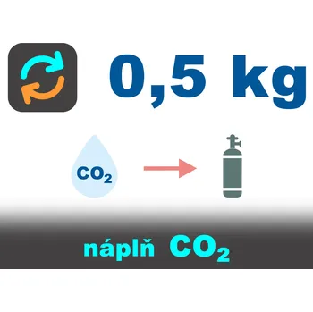 Příprava sody SIFOS Náplň plyn CO2 - oxid uhličitý E290 - do 0,5 kg / 500 g - REFILL