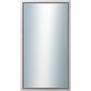 Zrcadlo DANTIK - Zarámované zrcadlo - rozměr s rámem cca 50x90 cm z lišty RIVIERA vínová (3104)