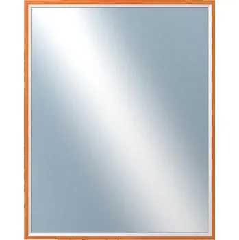 Zrcadlo DANTIK - Zarámované zrcadlo - rozměr s rámem cca 40x50 cm z lišty Evoque oranžová (3170)