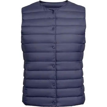 Péřová prošívaná vesta 90% kachní peří Barva: Tmavě Modrá, Velikost: M