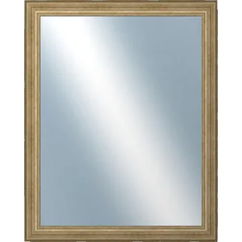 Zrcadlo DANTIK - Zarámované zrcadlo - rozměr s rámem cca 80x100 cm z lišty HRAD stříbrná patina (2823)