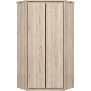 Šatní skříň Rohová skříň 100×100 NORTY TYP 27 dub sonoma