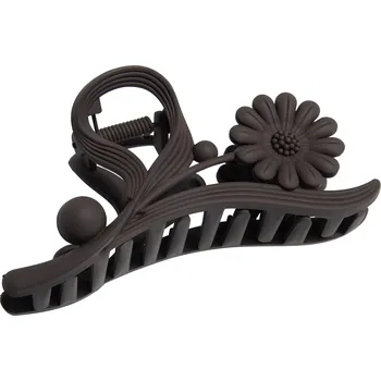 Spona do vlasů - skřipec kopretina, tmavě hnědé barvy 8000911-3