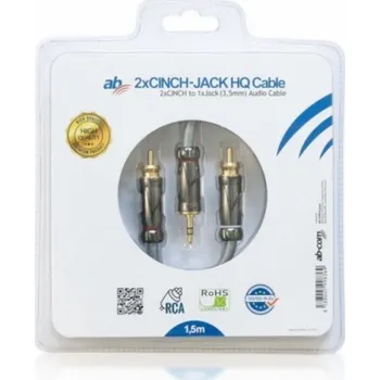 Audio kabel Kabel AB HQ Jack-Cinch 1,5m