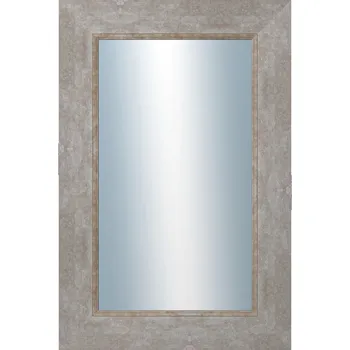 Zrcadlo DANTIK - Zarámované zrcadlo - rozměr s rámem cca 40x60 cm z lišty TOMAS bílá velká (3032)