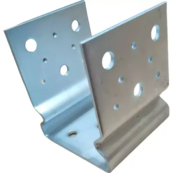 Hobby-Max Kotevní patka U profil s prolisem 100 x 100 mm, galvanický zinek