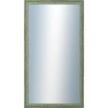 Zrcadlo DANTIK - Zarámované zrcadlo - rozměr s rámem cca 50x90 cm z lišty LYON zelená (2706)