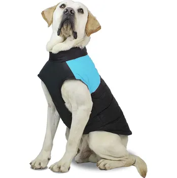 Obleček pro psa Surtep Zimní vesta černo modrá S