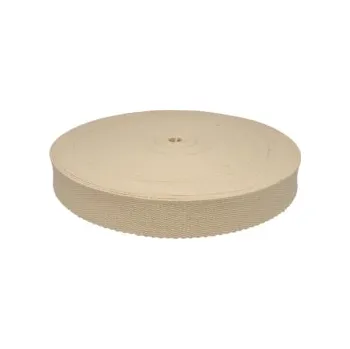 Bavlněný popruh šíře 30 mm, tlouška 1,8 mm Barva: Ecru
