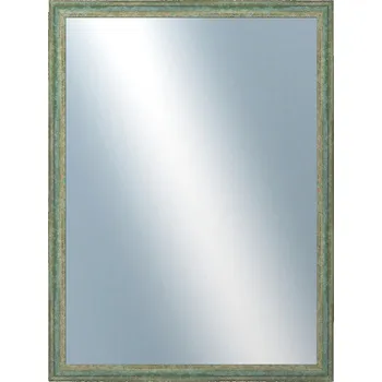Zrcadlo DANTIK - Zarámované zrcadlo - rozměr s rámem cca 60x80 cm z lišty LYON zelená (2706)
