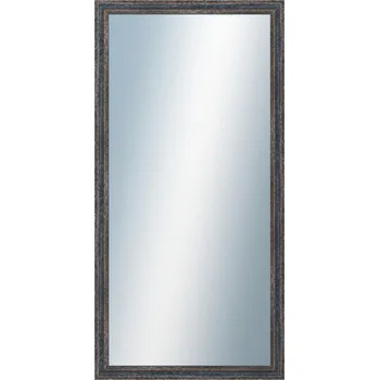 Zrcadlo DANTIK - Zarámované zrcadlo - rozměr s rámem cca 50x100 cm z lišty LYON černá (2705)