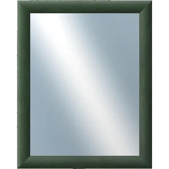 Zrcadlo DANTIK - Zarámované zrcadlo - rozměr s rámem cca 40x50 cm z lišty LEDVINKA zelená (1443)