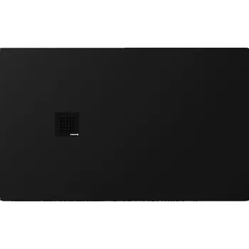 Sprchová vanička Polysan TRENECA vanička z litého mramoru s možností úpravy rozměru, 130x80cm, černá mat