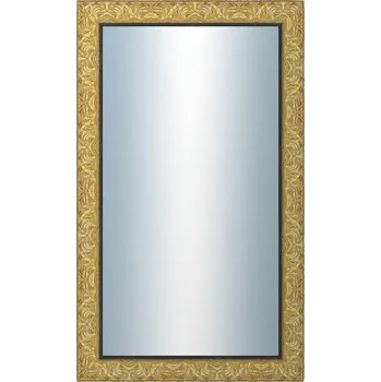 Zrcadlo DANTIK - Zarámované zrcadlo - rozměr s rámem cca 60x100 cm z lišty PRAHA zlatá (2752)