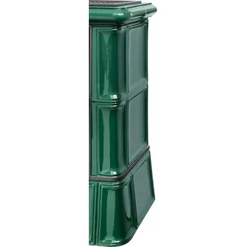 Krbová kamna ABX Bavaria Exklusive - kachlový sokl - zelená (Flaschengrün)