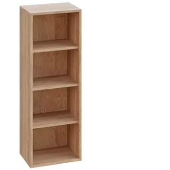 Knihovna KNI 9 regál knihovnický, 1150x400x300, dub bardolino