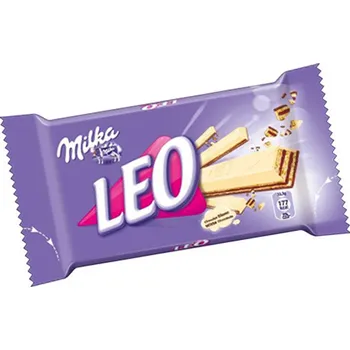 Čokoláda Milka tyčinka Leo s oplatkami v bílé čokoládě 33g