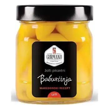 Gurmano Žluté papričky - ve skle 250g