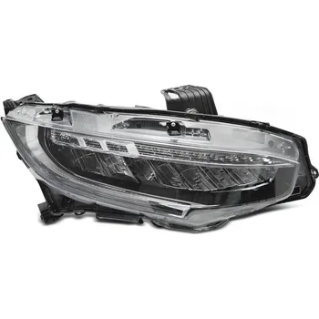 Přední světlomet TUNING-TEC Přední světlo Honda Civic X 16-21 plně LED chrom, pravé TYC